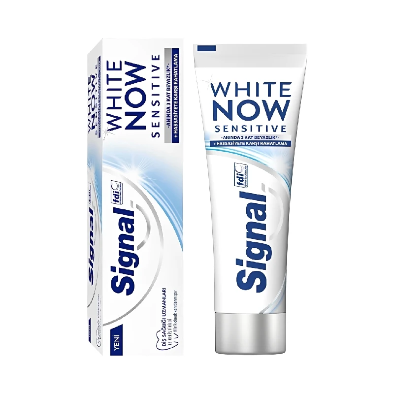 خمیر دندان سیگنال مدل White Now Sensitive میلی‌لیتر 75 — تصویر ۱