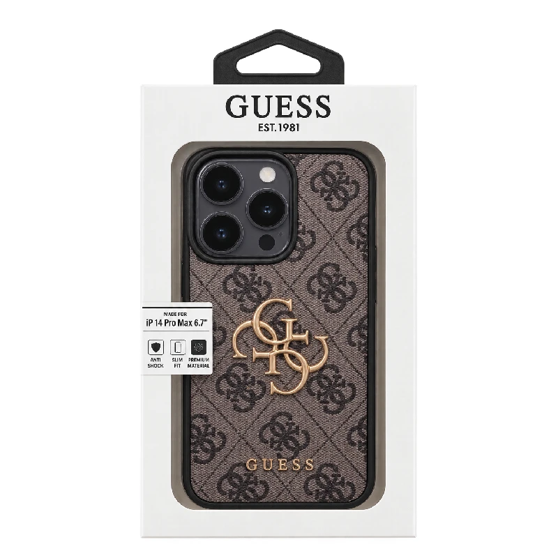 کاور گس Guess مدل Big Metal Logo مناسب برای گوشی اپل Iphone 14 Pro Max