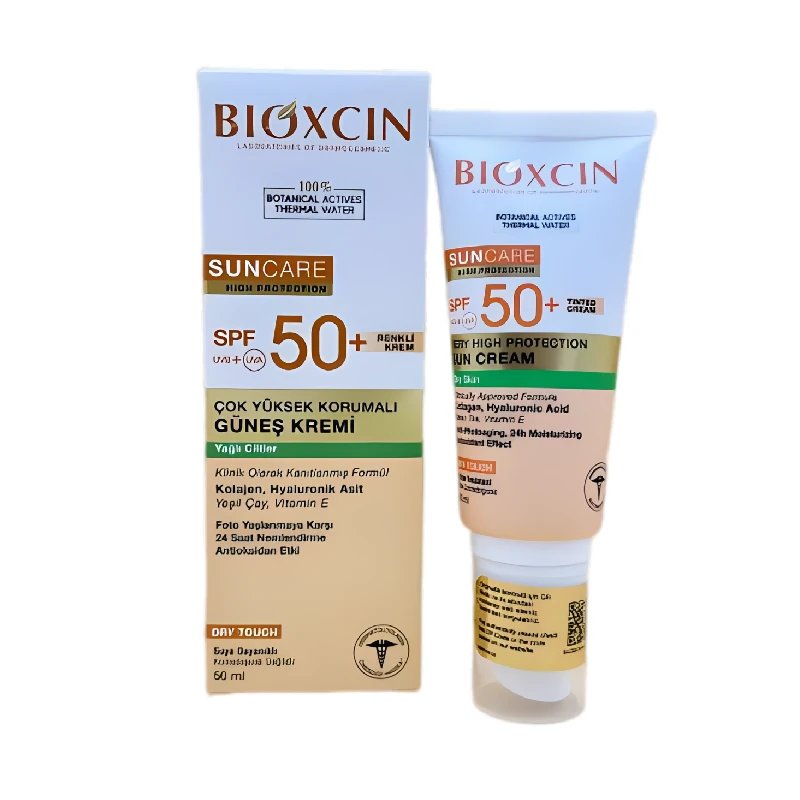 کرم ضد آفتاب بی‌رنگ صورت بیوکسین SPF 50 مدل HIGH PROTECTION — تصویر ۱