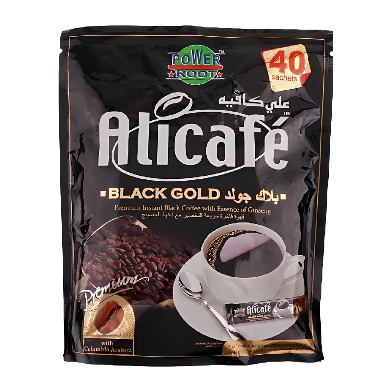 قهوه علی کافه Alicafe مدل 40 عددی Black Gold — تصویر ۱