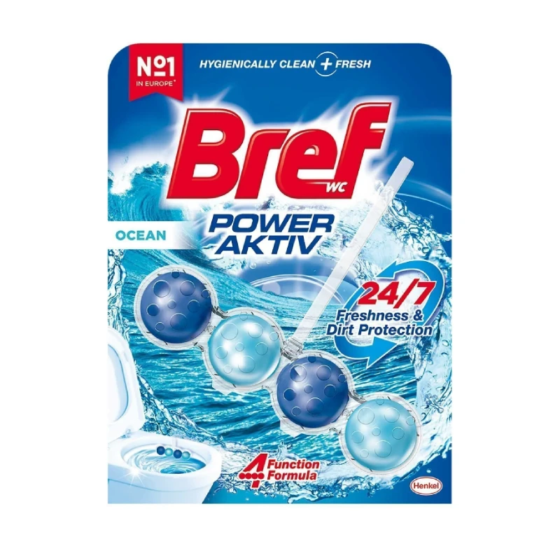 قرص خوشبو کننده توالت فرنگی برف Bref رایحه Ocean