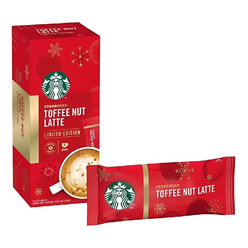 قهوه فوری تافی نات لاته استارباکس Starbucks Toffee Nut Latte — تصویر ۱