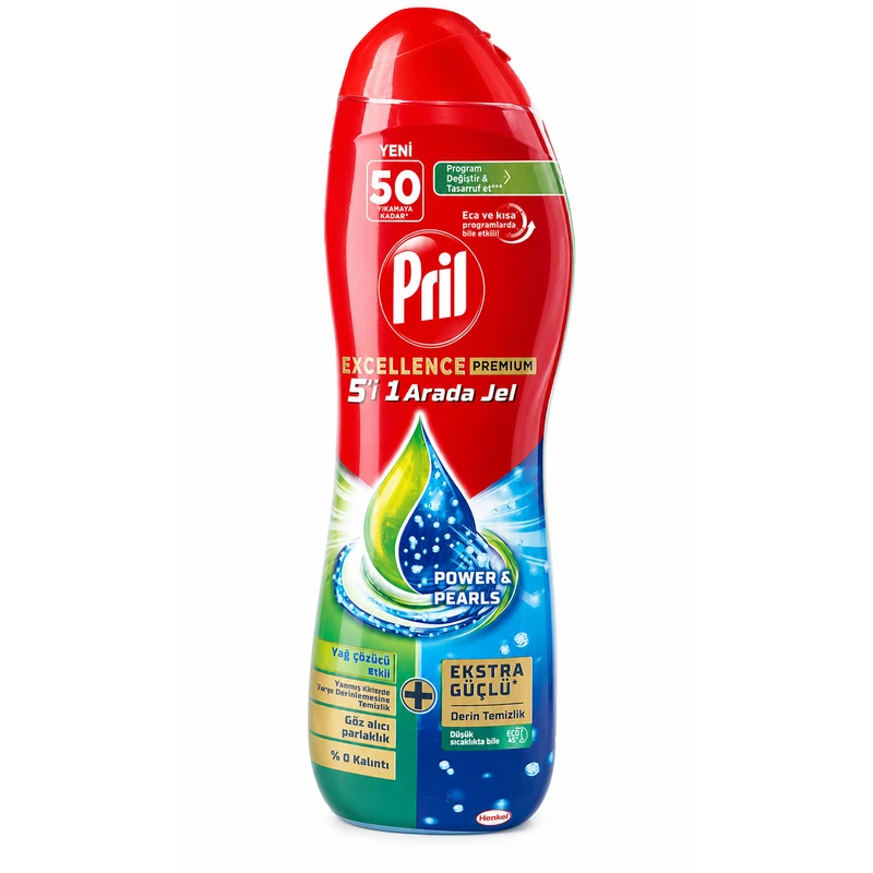ژل ماشین ظرفشویی پریلPril مدل Excellence Premium حجم 900 میلی لیتر