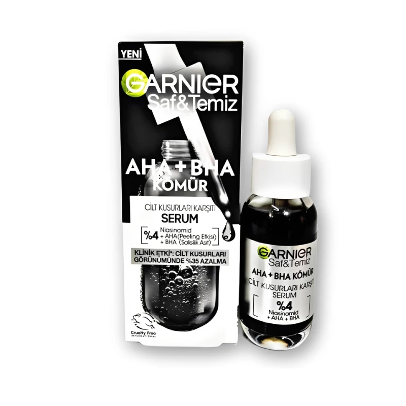 سرم روشن کننده گارنیر Garnier مدل AHA+BHA — تصویر ۱