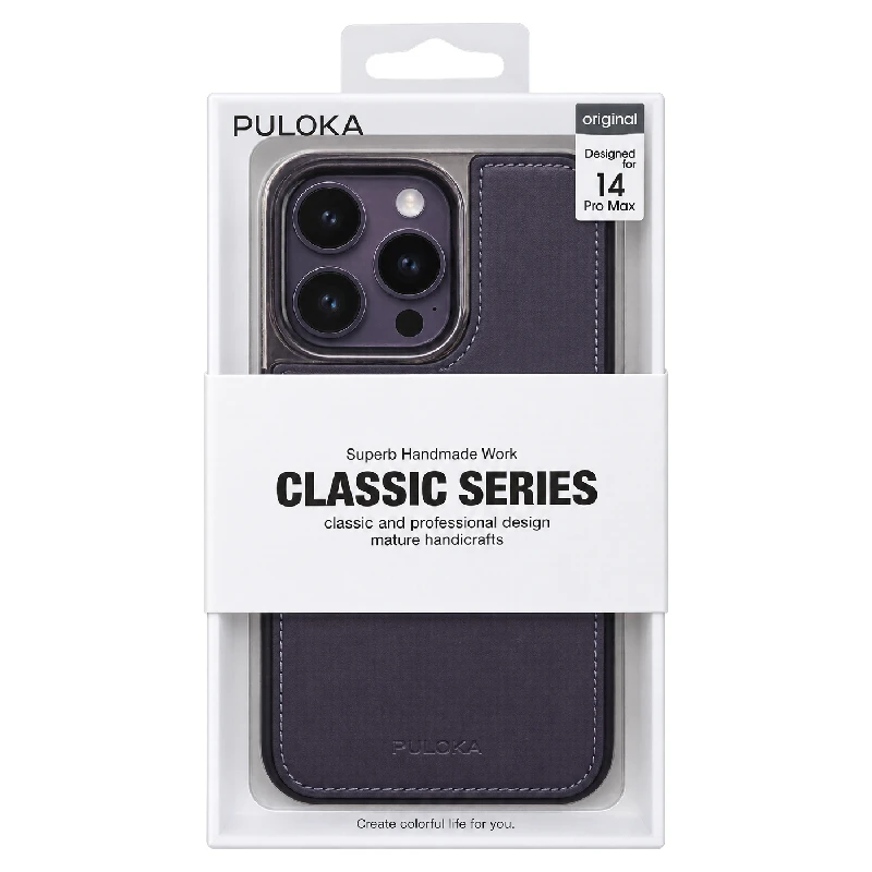 کاور پولوکا Poloka مدل کلاسیک Classic series مناسی برای گوشی اپل Iphone 14 Pro Max