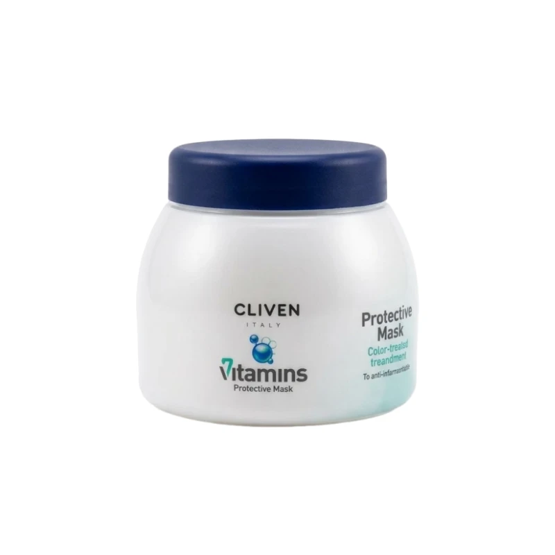 ماسک مو کلیون Cliven مناسب موهای رنگ شده حجم 500 میلی لیتر
