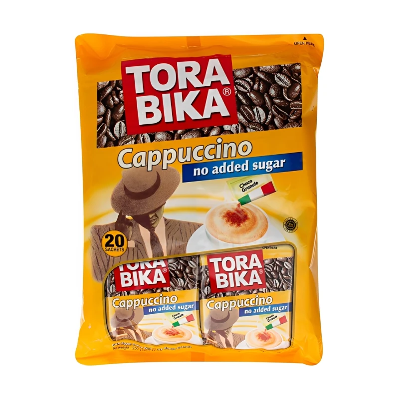 کاپوچینوی تورابیکا Torabika برند Essentra Home – بدون افزودن شکر ۲۰ ساشه — تصویر ۱
