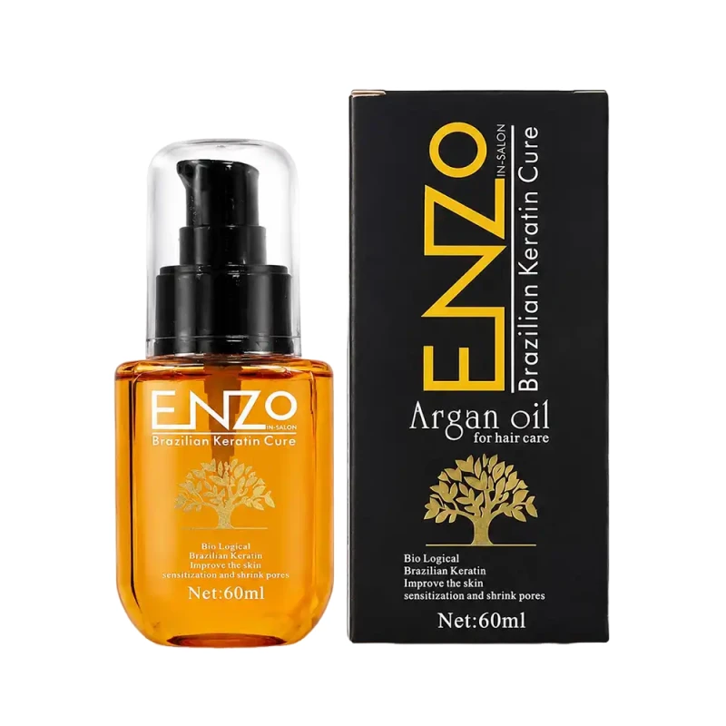 سرم مو انزو Enzo مدل argan oil حجم 60 میلی لیتر