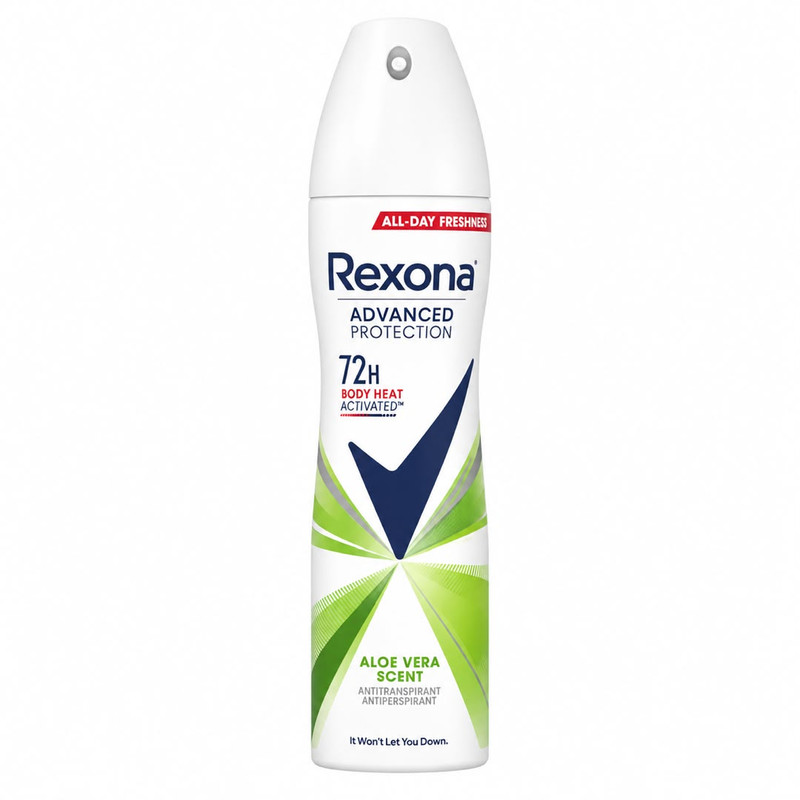 اسپری ضدتعریق زنانه رکسونا Rexona مدل Aloe Vera Scent 72H حجم 200 میلی‌لیتر