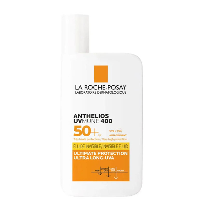 کرم ضدآفتاب بی رنگ لاروش پوزای اصل مدل Anthelios اصل با SPF 50 حجم 50 میلی لیتر