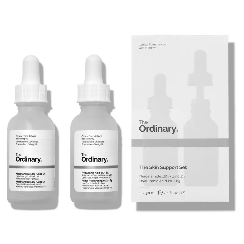 پک دو عددی سرم هیالورونیک اسید و نیاسینامید اوردینریOrdinary اصل