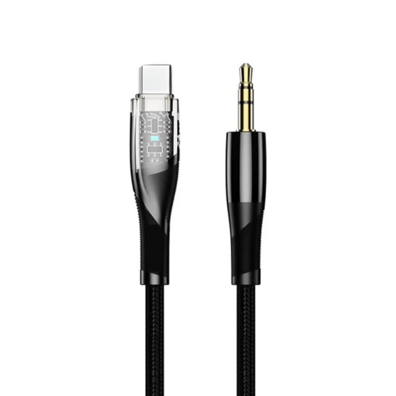 کابل تبدیل AUX به Type-C برند Meacces مدل Ma-C22A-C