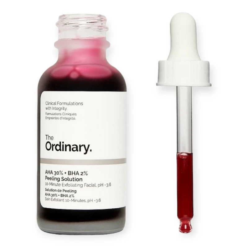 سرم پیلینگ اوردینری اصل لایه بردار Ordinary, Peeling Solution AHA 30% + BHA 2% حجم 30 میل