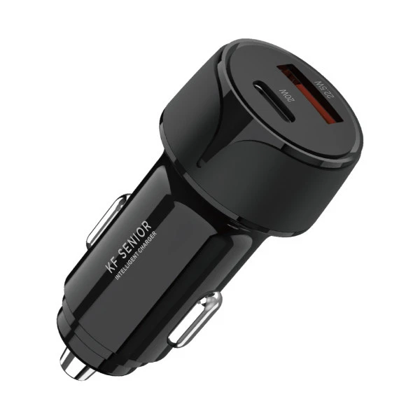 شارژر فندکی 30 وات کی اف KF Senior مدل 155-CH