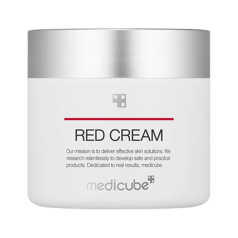 کرم ضد جوش و تسکین دهنده مدی کیوب Medicube مدل Red Cream کاسه ای حجم 50 میل