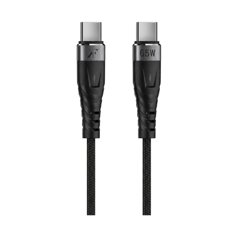 کابل شارژ 65 وات تایپ سی به Type-C کی اف سنیور KF Senior مدل S9
